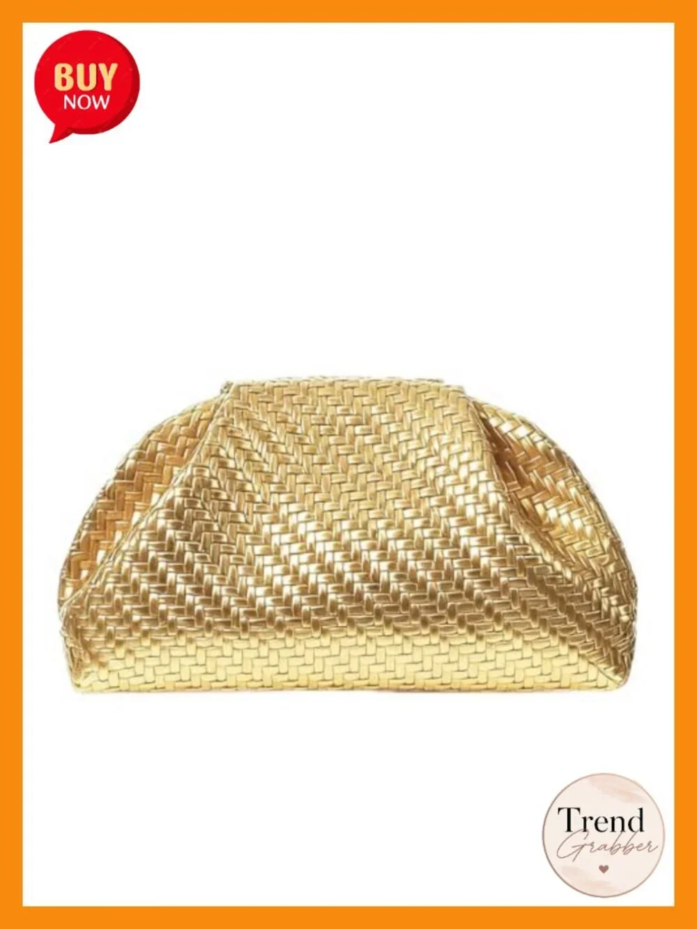 Elegant Woven Ruched Dumpling Clutch for Women PU Leather Evening Bag